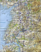 Kaart (cartografie)-Pyongyang-coree_du_nord_pyongyang_region.jpg