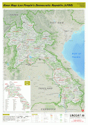 Kaart (cartografie)-Laos-UNOSAT_Laos_Base_Map.jpg
