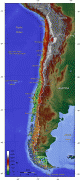 Kaart (kartograafia)-Tšiili-chile-map.jpg
