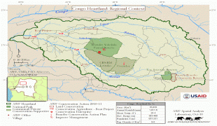 Карта (мапа)-Демократска Република Конго-congomap2.gif