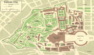 Kaart (cartografie)-Vaticaanstad-Vatican_City.jpg