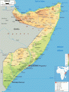 Kaart (kartograafia)-Somaalia-Somalia-physical-map.gif