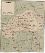 Kaart (kartograafia)-Burkina Faso-burkina-faso-map-0.jpg