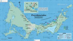 Географічна карта-Острови Теркс і Кейкос-large_detailed_tourist_map_of_Providenciales_Island_Turks_and_Caicos_Islands.jpg