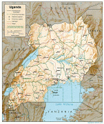 Карта (мапа)-Уганда-uganda_rel95.jpg