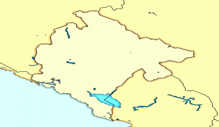 Kaart (cartografie)-Montenegro-Montenegro_map_modern.png