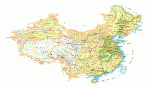 Χάρτης-Λαϊκή Δημοκρατία της Κίνας-China-Physical-Relief-Map.jpg