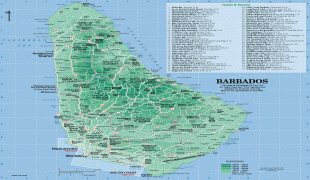 Kort (geografi)-Barbados-Barbados06.gif