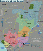Kaart (kartograafia)-Kongo Vabariik-Congo-Brazzaville_regions_map.png