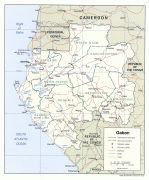 Kaart (kartograafia)-Gabon-gabon_pol_2002.jpg