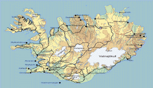Kaart (kartograafia)-Island-map_of_iceland.jpg
