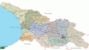 Kort (geografi)-Georgien-Georgia-Country-Map.jpg