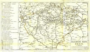 Географическая карта-Чехия-Bohemia_rail_map_1883_Rivnac.jpg