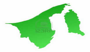 地图-文莱-2158070-green-gradient-brunei-map-detailed-mercator-projection.jpg
