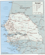 Ģeogrāfiskā karte-Senegāla-senegal.gif