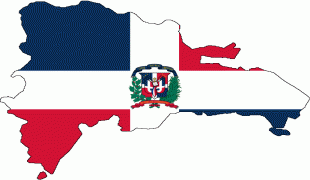 Bản đồ-Cộng hòa Dominica-Flag-map_of_the_Dominican_Republic.png