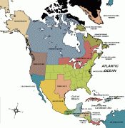 Географическая карта-Северная Америка-Map_of_North_America_1850_(VOE).png