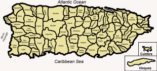 Kaart (kartograafia)-Puerto Rico-Map_of_the_78_municipalities_of_Puerto_Rico.png