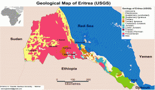 Kort (geografi)-Eritrea-Geological_Map_of_Eritrea.jpg