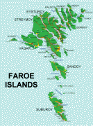 Kort (geografi)-Færøerne-Faroe-Islands-Map.png