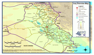 Kaart (cartografie)-Mesopotamië-iraq-map.png