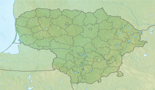 地図-リトアニア・ソビエト社会主義共和国 (1918年-1919年)-Relief_Map_of_Lithuania.jpg
