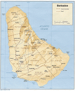 Kort (geografi)-Barbados-barbados.gif