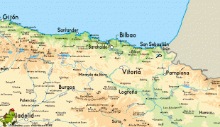 Bản đồ-Durango-Hiking-Map-Spain-GR229.gif