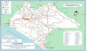 Bản đồ-Chiapas-Chiapas-Road-Map.jpg