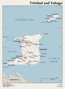Ģeogrāfiskā karte-Trinidāda un Tobāgo-trinidad_and_tobago_detailed_political_map_with_cities_and_roads.jpg
