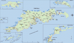 Kaart (cartografie)-Britse Maagdeneilanden-tortola.jpg