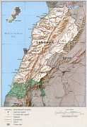 Географическая карта-Ливан-Lebanon-Country-Map.jpg