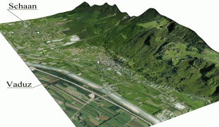 Kaart (cartografie)-Vaduz-Vaduz_3D_version_1.jpg