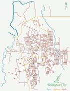 Карта (мапа)-Белмопан-belmopan-vector-map.png