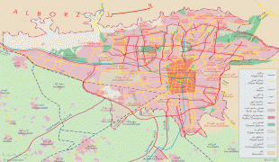 Географическая карта-Кередж-TehranGeneralMap-L-02.jpg
