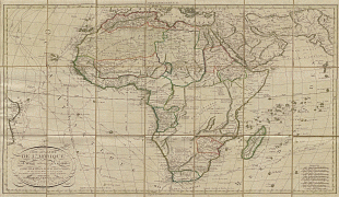 Карта (мапа)-Африка-Africa-Map-1829.jpg