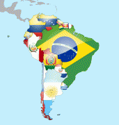 Kaart (kartograafia)-Lõuna-Ameerika manner-South_America_Flag_Map_by_lg_studio.png