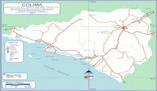 Bản đồ-Colima-Colima_Road_Map.jpg