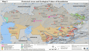 Karte (Kartografie)-Kasachstan-Kazakhstan-Protected-Areas-Map.gif