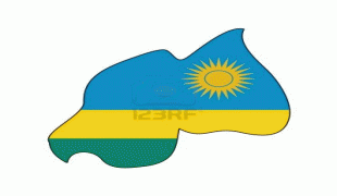 Carte géographique-Rwanda-10648664-map-flag-rwanda.jpg