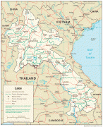 Kaart (kartograafia)-Laos-laos_trans-2003.jpg