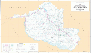 Bản đồ-Rondônia-Rondonia_State_Road_Map_Brazil_2.jpg
