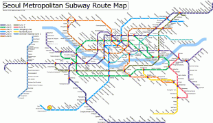 Kaart (kartograafia)-Soul-Seoul-Subway-Map-4.png