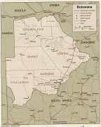Karte (Kartografie)-Botswana-botswana.gif