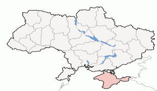 Карта (мапа)-Украјинска Совјетска Социјалистичка Република-Map_of_Ukraine_political_simple_Oblast_Krim.png