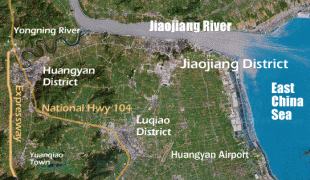 Bản đồ-Thái Châu-taizhou-city-smap.gif
