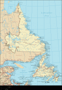 Carte géographique-Terre-Neuve-et-Labrador-Newfoundland-and-Labrador-Map.gif