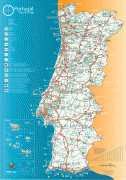 Географічна карта-Португалія-Tourist-map-of-Portugal.jpg