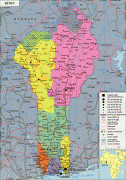 Kort (geografi)-Benin-Benin-Political-Map-2.png