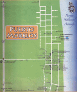 Bản đồ-Morelos-Puerto-Morelos-Map.gif